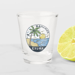 Exuma Bahamas  Shot Glas