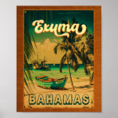 Exuma Bahama's - winkelwandelaars Poster (Voorkant)