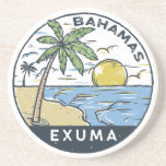 Exuma Bahamas  Zandsteen Onderzetter<br><div class="desc">Exuma-vectorkunstontwerp. De grootste van de kooien is Great Exuma,  die 37 mi lang is en zich bij een kleine brug aansloten bij een ander eiland,  Little Exuma.</div>