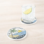 Exuma Bahamas  Zandsteen Onderzetter (Zijkant)