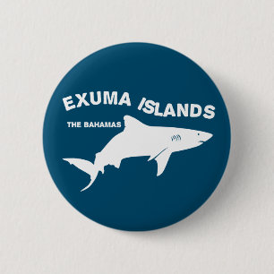 Exuma eilanden - Bahama's duiken met haaien Ronde Button 5,7 Cm