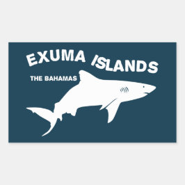 Exuma-eilanden - Bahamas Shark Diving Rechthoekige Sticker