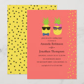 Exute exotische tropische zomersode bruiloft Showe Kaart (Voorkant / Achterkant)