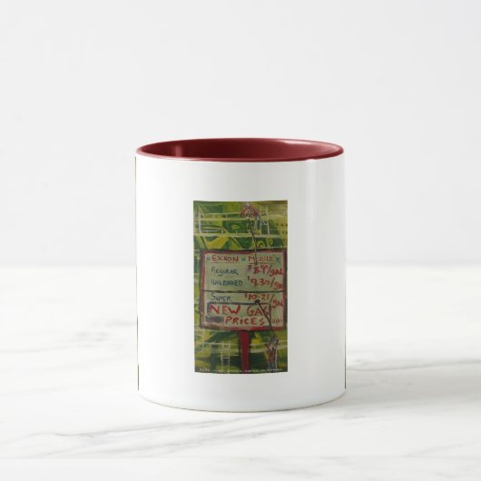 exxon mobile - nieuwe gasprijzen mok (Midden)