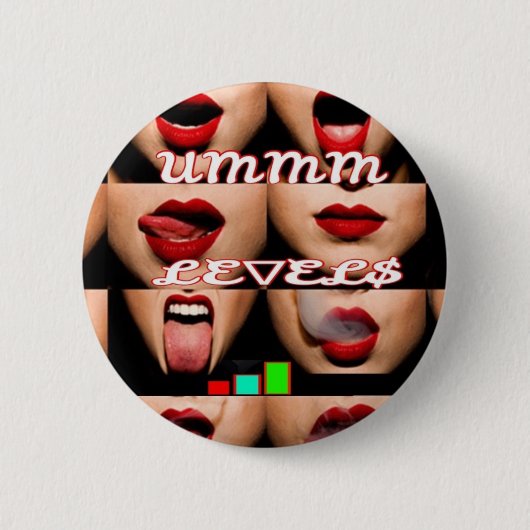 $ exy lip$ ronde button 5,7 cm (Voorkant)