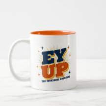 Ey Up - Retro ontwerp voor Yorkshire begroeting