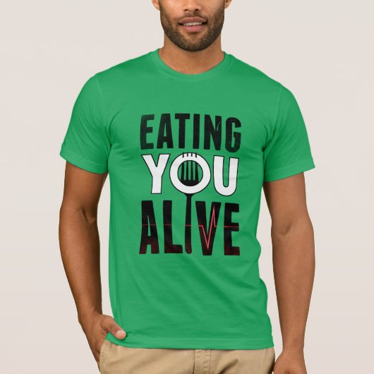 EYA-logo — Bemanningsnek T-Shirt (Voorkant)