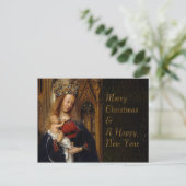 Eyck Madonna in de Kerk CC0297 Kerstmis Briefkaart (Staand voorkant)