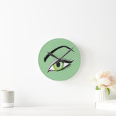 eye-149673 BEAUTY MODE MAKEUP SALON eye, groen Ronde Klok (Huis)