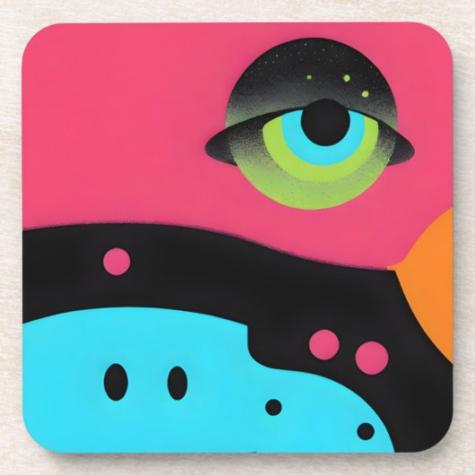 Eye Accept Radical Acceptance Bier Onderzetter (Voorkant)