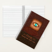 Eye Am Watching You FOCUS - gepersonaliseerd Notitieboek (Binnen)
