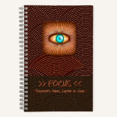 Eye Am Watching You FOCUS - gepersonaliseerd Notitieboek (Voorkant)