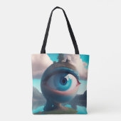 EYE AM WATCHING YOU TOTE BAG (Achterkant)