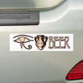 Eye Amphora Beer Bumpersticker (Op auto)