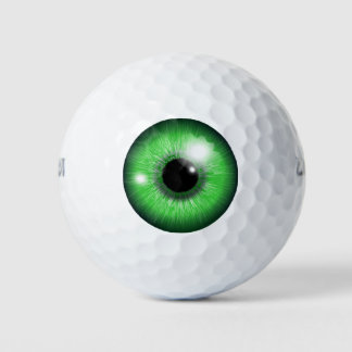 Eye Ball Green Golf Balls Golfballen