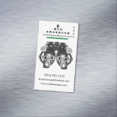Eye Care Specialist Phoropter Magnetisch Visitekaartje (Voorbeeld)