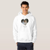 Eye-casing Heart Couple Gold and Black Hoodie (Voorkant volledig)
