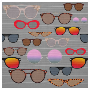 Eye Catcher on Grey Waves Stof