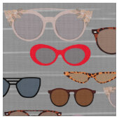 Eye Catcher op Grijze Golven Stof (Close Up)