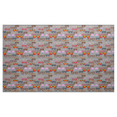 Eye Catcher op Grijze Golven Stof (Yard (91,4 cm))