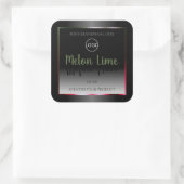 Eye Catching Black White Product Labels Add Logo (Tas)