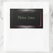 Eye Catching Black White Product Packaging Labels (Tas)