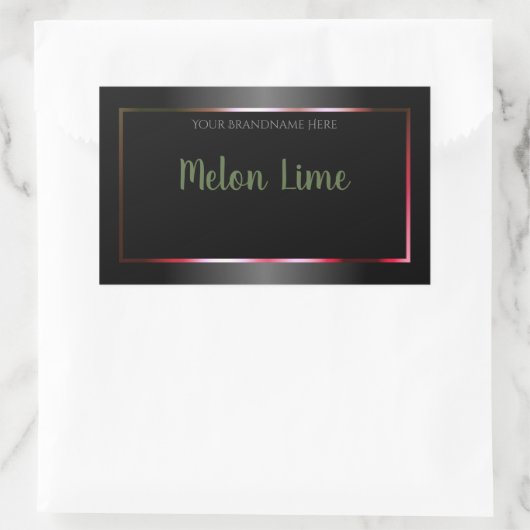 Eye Catching Black White Product Packaging Labels (Tas)