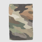 Eye Catching Camouflage Print Stylish Golfhanddoek (Voorkant)