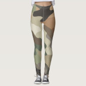 Eye Catching Camouflage Print Stylish Leggings (Voorkant)