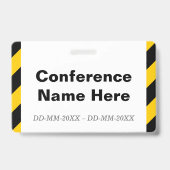 Eye-Catching "Event Admin"-badge Badge (Achterkant)