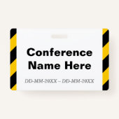 Eye-Catching "Event Admin"-badge Badge (Achterkant)