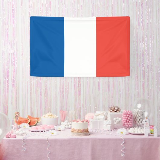 Eye-Catching France Banner for National Pride Disp (Feest)