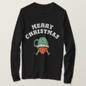 Eye catching Funny Elf in een mok Vrolijk kerstfee T-shirt (Design voorkant)