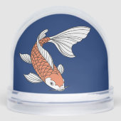 Eye-Catching Gold Fish Snow Globe Decor Sneeuwbol (Voorkant)