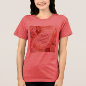 Eye Catching Happy Valentines Day Tri-Blend Shirt (Voorkant)