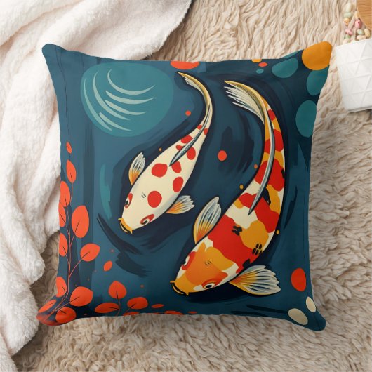 Eye Catching Koi Kussen (Deken)