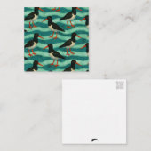Eye Catching Oyster Catcher Post-card Style Notitiekaartje (Voorkant / Achterkant)