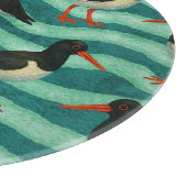 Eye Catching Oyster Catcher Snijplank (Hoek)