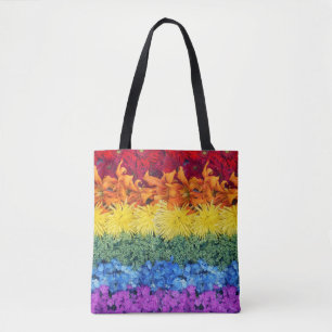 Eye Catching Pride Flower Collectie Canvas tas