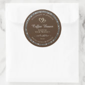 Eye Catching Product Labels Bruin Zilver Glitter (Tas)