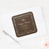 Eye Catching Product Labels Bruin Zilver Glitter (Envelop)