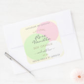 Eye Catching Product Verpakking Label Pastel Kleur (Envelop)