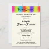 Eye Catching reünie, feest of evenement uitnodigin Kaart (Voorkant)