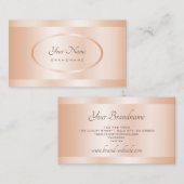 Eye Catching Roos Gold Effect Design Professional Visitekaartje (Voorkant / Achterkant)