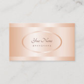 Eye Catching Roos Gold Effect Design Professional Visitekaartje (Voorkant)