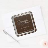 Eye Cating Product Labels donkerbruin en zilver (Envelop)