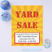 Eye Cating Yard Sale Flyer (Enkel)