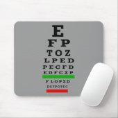 EYE CHART-cadeautjes Muismat (Met muis)
