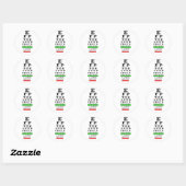 EYE CHART-cadeautjes Ronde Sticker (Vel)