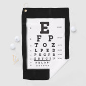 Eye Chart Golf Handdoek (Insitu)